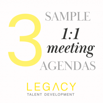 3 Sample 1:1 Meeting Agendas 📒