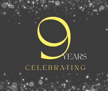 We're celebrating NINE YEARS this month 🎉